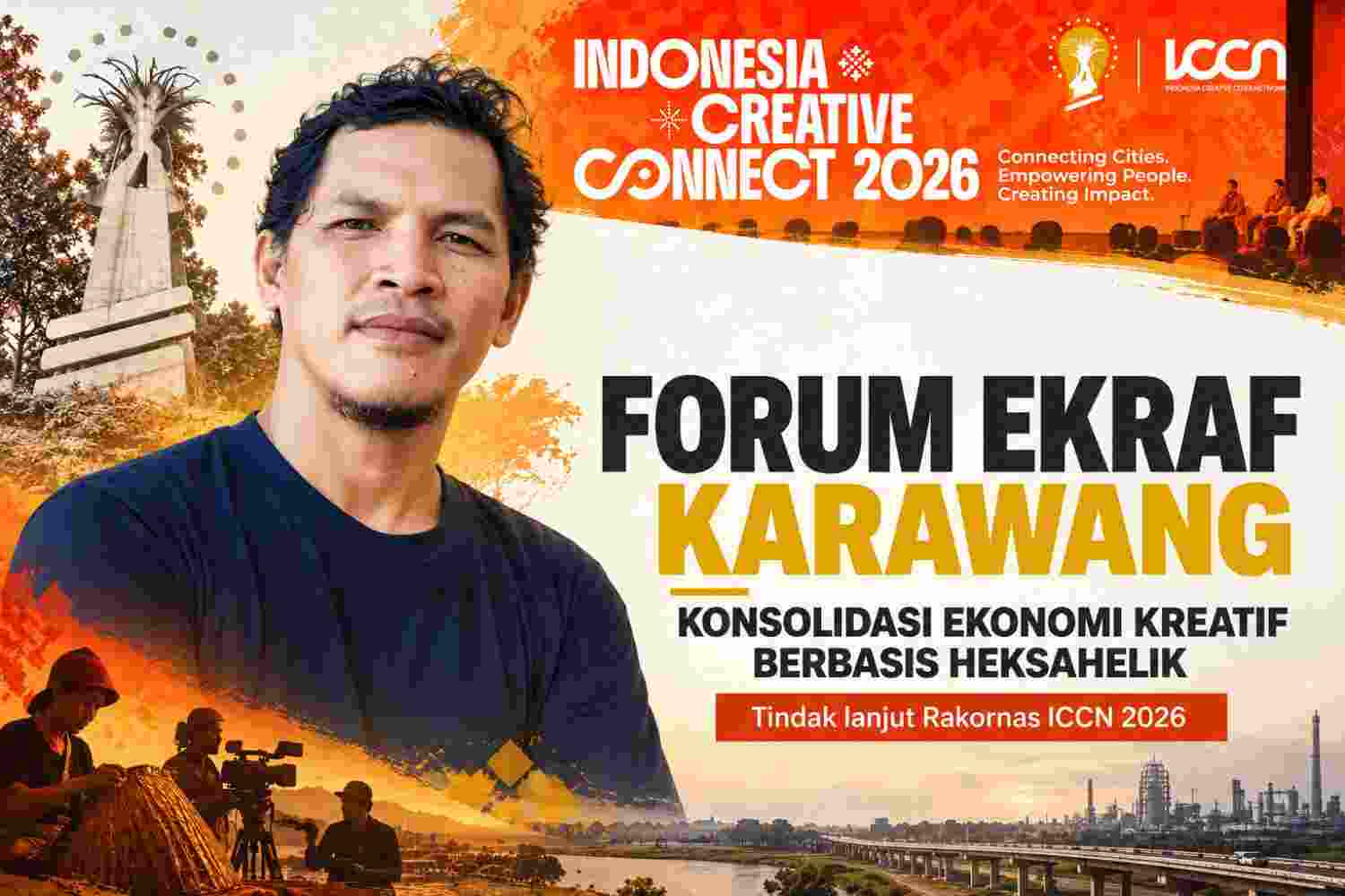 Forum ekraf karawang rakornas ICCN 2026